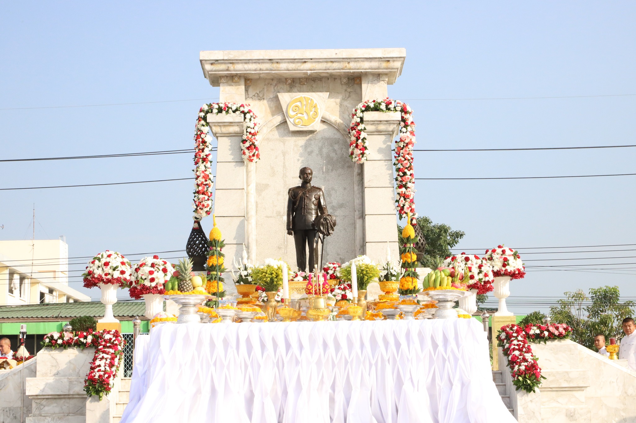 สพอ.ธัญบุรี "ร่วมพิธีบวงสรวงและบำเพ็ญพระราชกุศลแด่พระบาทสมเด็จพระจุลจอมเกล้าเจ้าอยู่หัว"
